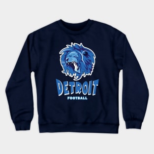 Detroit Football Lions Crewneck Sweatshirt